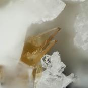 Titanite and Albite from Washington Pass, Okanogan Co., WA
FOV: 1.49 mm